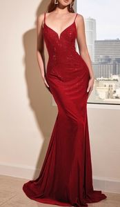 STRETCH Satin emerald or burgundy fitted open back dress